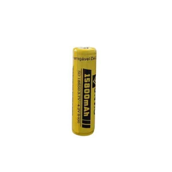 Bateria 18650 3,7~ 4,2v Para Lanternas Tática Led com Chip de Proteção 15800mAh