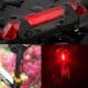 Farol Traseiro Usb Lanterna Luz Leds Sinalizador Bicicleta JY-918 — foto 8