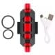 Farol Traseiro Usb Lanterna Luz Leds Sinalizador Bicicleta JY-918 — foto 5