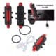 Farol Traseiro Usb Lanterna Luz Leds Sinalizador Bicicleta JY-918 — foto 4