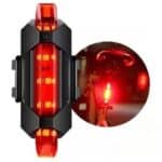 Farol Traseiro Usb Lanterna Luz Leds Sinalizador Bicicleta JY-918