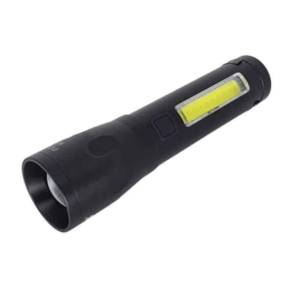 Lanterna Led P90 Recarregável na UBS + Lampião Led COB + Alta Intensidade