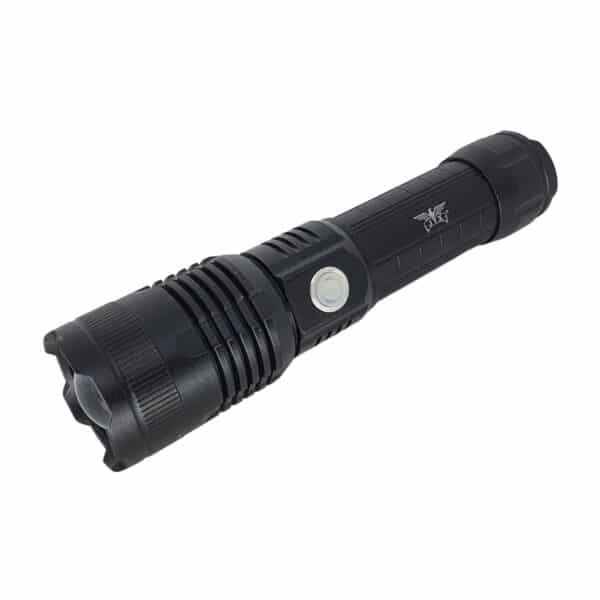 Lanterna JY-8891 Tática Caça Pesca Led T9 4 Janelas Usb JYX