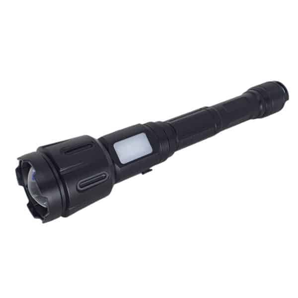 Super Lanterna Led T12 JY-9821 JYX (2x Bat.18650) + Power Bank + USB-C