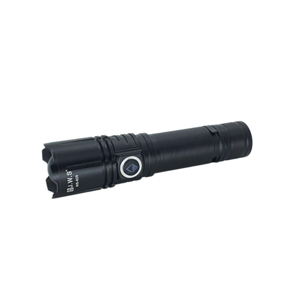 Lanterna Tática JWS WS-626 LED P90 Profissional USB-C Compacta com Zoom