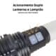 Lanterna Tática Led V3 JWS WS-629 | 2 em 1 com Lampião COB Led e Power Bank — foto 8