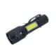 Lanterna Tática LED JY-8899 Recarregável USB com Zoom e Função Lampião