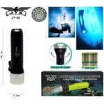 Lanterna de Mergulho Profissional 15m | JYX JY-60 | LED CREE Q5 | IPX8