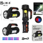 Lanterna Tática Multifunção | LED T6 | JWS WS-731 | com Ferramentas