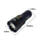 Lanterna Tática Potente | Orginal JWS | WS-670 | 7x LED V9 | Zoom | Recarregável USB-C — foto 8