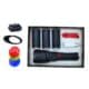 Super Lanterna Tática Profissional WS-635  LED V3 Recarregável USB-C + 3 Lentes - Imagem 2