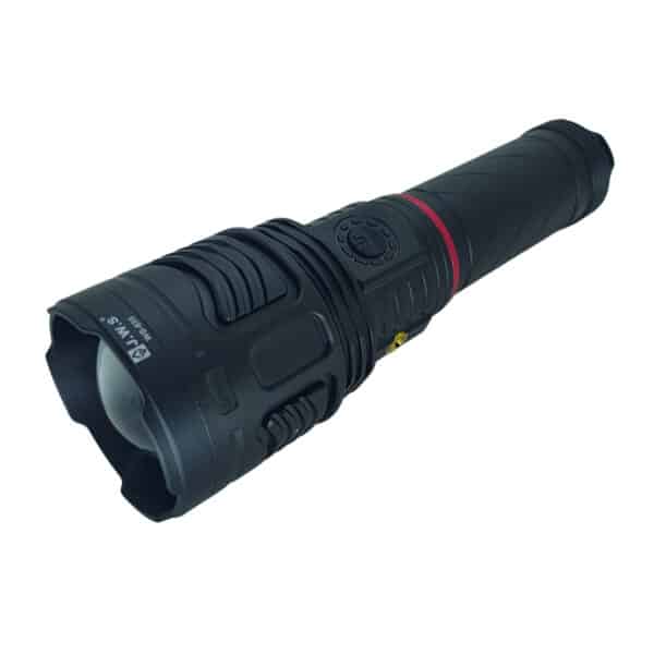 Super Lanterna Tática Profissional WS-635  LED V3 Recarregável USB-C + 3 Lentes