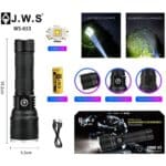 Lanterna Tática Led V3 | JWS WS-653 | Super Potente Recarregável USB-C