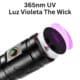 Lanterna Tática Luz Negra UV 365nm Profissional 30W Com Filtro Black Mirror (Triplo LED) — foto 9
